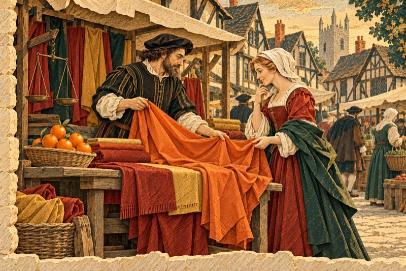 Fargen lånte en frukt